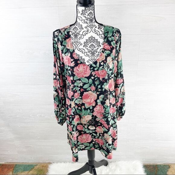 Revolve Lovers + Friends Gracie Autumn Rose Shift Dress - Picture 2 of 9